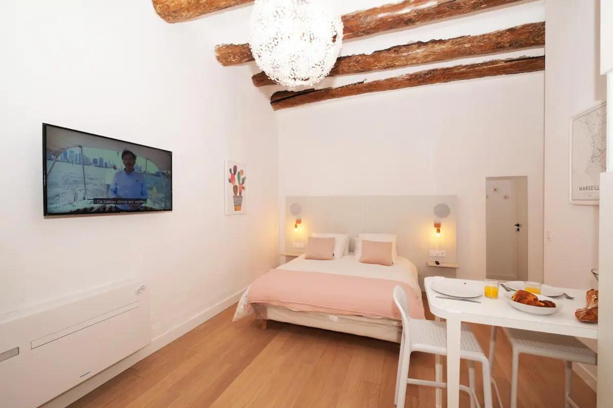Design Suite Vieux Port Appartement Tout Equipe Climatise Marsella Exterior foto